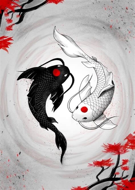 Japanese Koi Fish Vision, an art print by Geek Zen - INPRNT