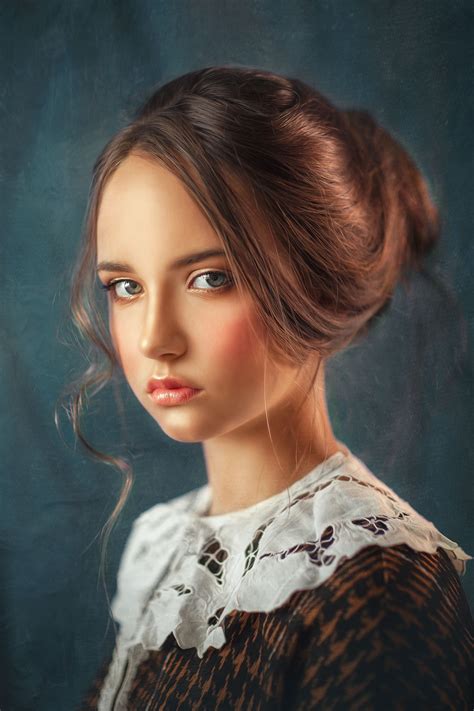 Портрет, девушка ,картина, художник, портрет девушки, тургеневская ...
