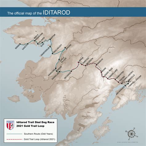 Race Map – Iditarod