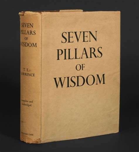 Seven Pillars of Wisdom | T. e. Lawrence | 1st Edition
