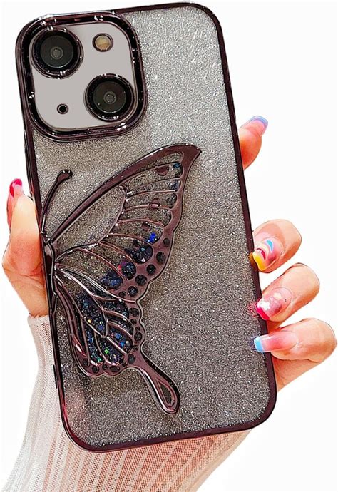 Mobistyle Designed For Iphone 14 Cover With Luxury Glitter Cute ...