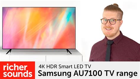 Samsung AU7100 4K HDR Smart LED TV range | Richer Sounds - YouTube
