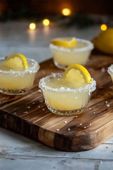Easy Vodka Lemon Drop Shots (3 ingredients) | JustWorthi