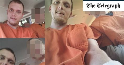 Inmate posts selfies to Facebook while handcuffed in prison van