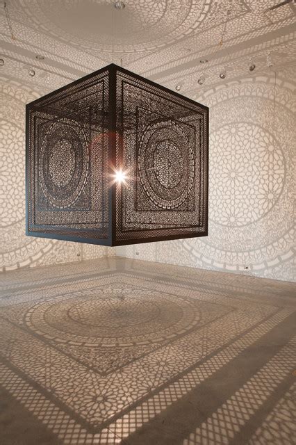 Intersections, A Wooden Cube Art Installation That Explores Boundaries Through Patterns of Light ...