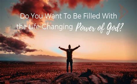 Have You Experienced the Life Changing Power of God? - calvarylife.com