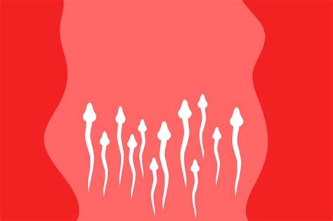 Sperma-vektor-illustration | Premium-Vektor