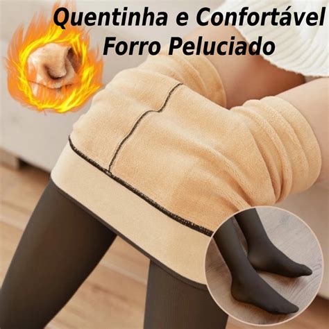 Meia Calça Para O Frio - Meia Calça Forrada Translucida Para o Frio | Shopee Brasil