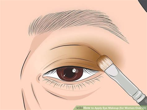 3 Ways to Apply Eye Makeup (for Women Over 50) - wikiHow Dark Eyeshadow ...