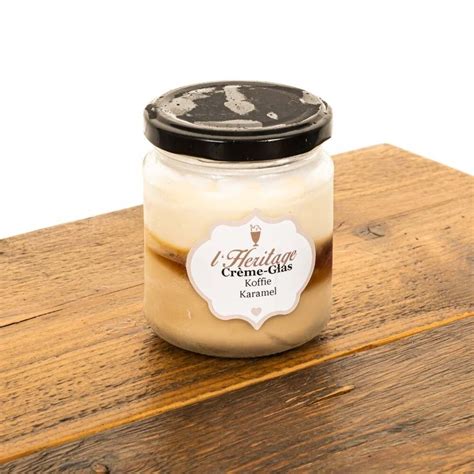 Crème-Glas Koffie Karamel