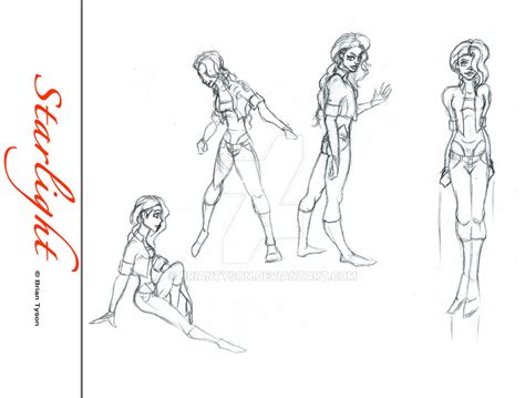 Starlight character sketches 2013 2a by BrianTyson on DeviantArt