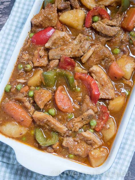 pork afritada batangas style  marianne pryor blog
