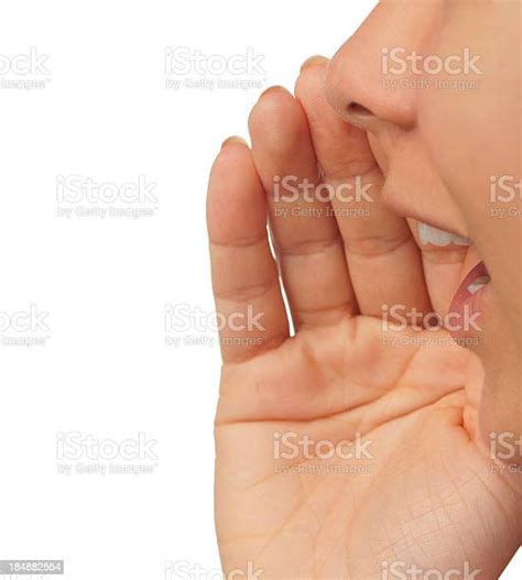 woman whispering stock photo  image  adult advice