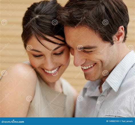 Portrait of an Affectionate Young Couple in Love Stock Image - Image of ...