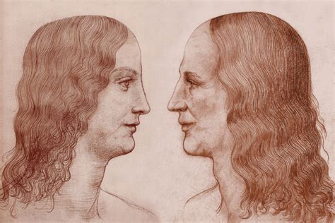 10-Salai-Et-Leonardo-Comparison.jpg, Drawing by Michael Schwahn | Artmajeur