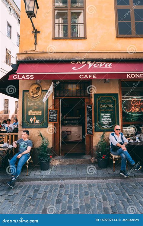 Stockholm Sweden Restaurant with Terrace Outside in the Old Town ...