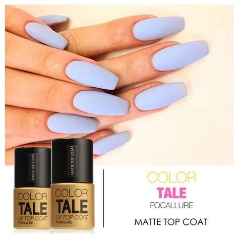 Focallure 12ml Matt Matte Top Coat Nail Gel Polish Nail Art Top Coat ...