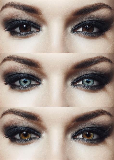 Olhos de cores diferentes | Foto Premium