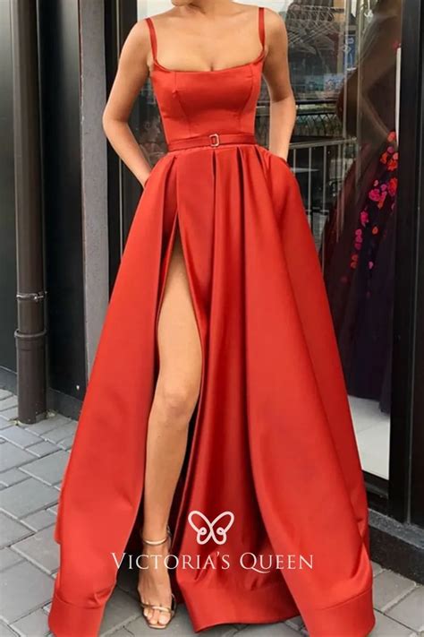 Scarlet red formal Dress | Dresses Images 2022