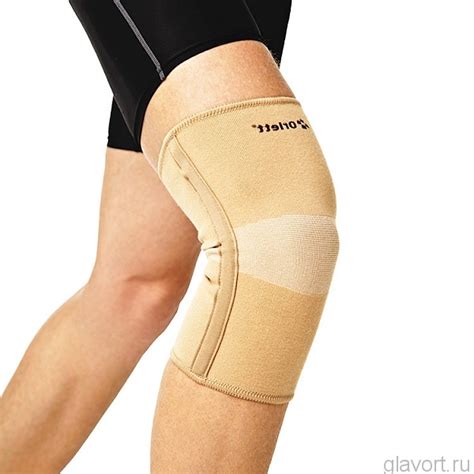 Коленный эластичный бандаж с ребрами жесткости Orlett MKN-103 (M ...