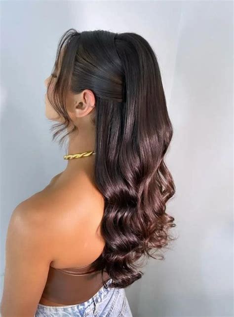 Penteado Para Balada A Noite - Penteado para show sertanejo a noite | Penteado cerimônia do jaleco ...