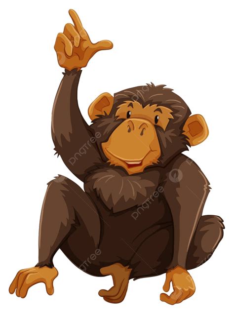 Monkey Drawing Picture Sitting Vector, Drawing, Picture, Sitting PNG and Vector with Transparent ...