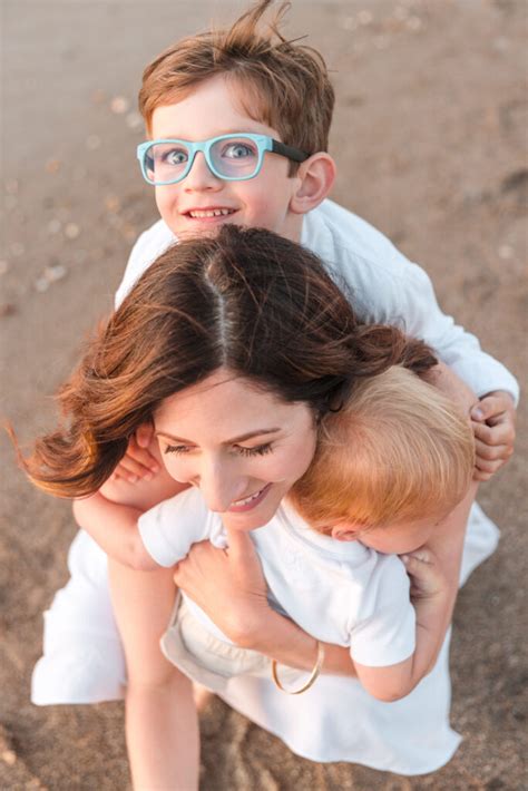 Sunrise Family Beach Portraits - Michelle Coombs Photography