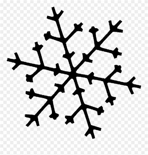 Snowflake Silhouette Cliparts - Clipart Silhouette Snowflake - Png ...
