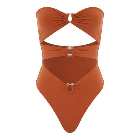 Темно-оранжевый купальник afrodita body ANIRAK — купить в интернет ...