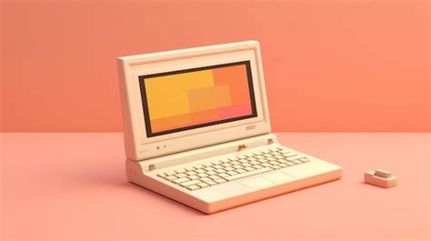 premium ai image minimalist  design laptop