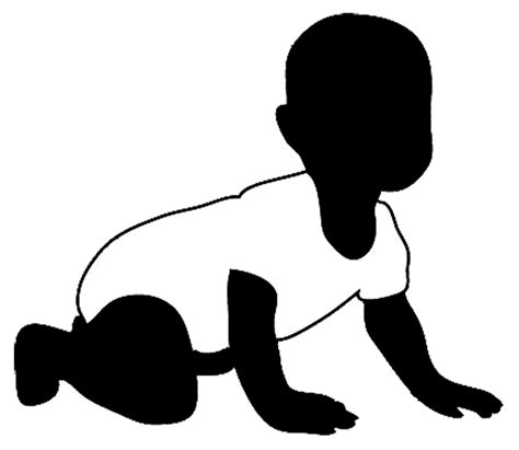 Baby Silhouette Clip Art - ClipArt Best