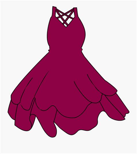 black dress clip art  transparent clipart clipartkey