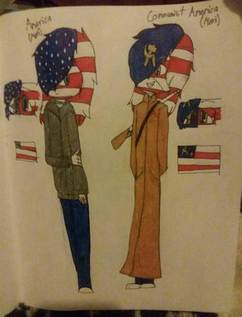 America and Communist America! :D | •Countryhumans Amino• [ENG] Amino