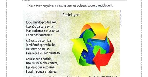Atividades de Ciências 5º ano, Reciclagem