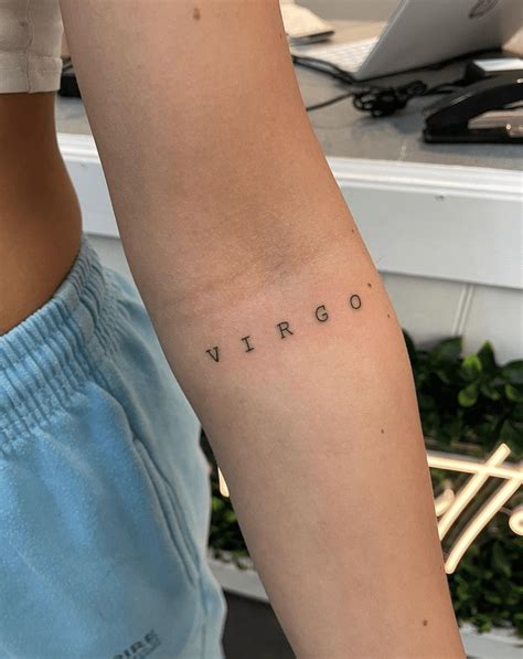 Virgo Sign Tattoo