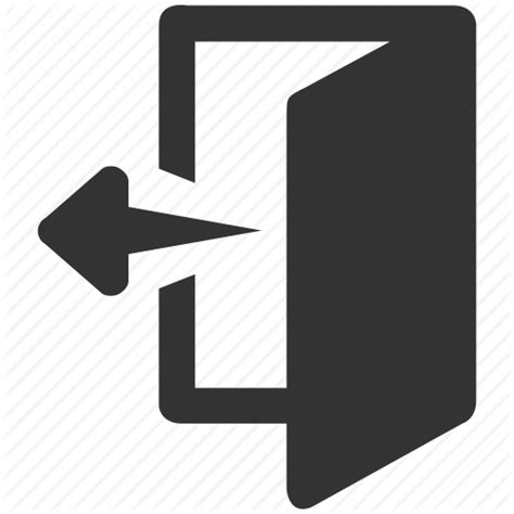 Sign Out Icon #154423 - Free Icons Library
