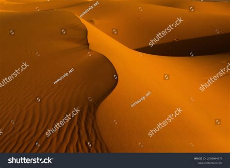 Beautiful Sand Dunes Sahara Desert Morocco Stock Photo 2058964679 ...