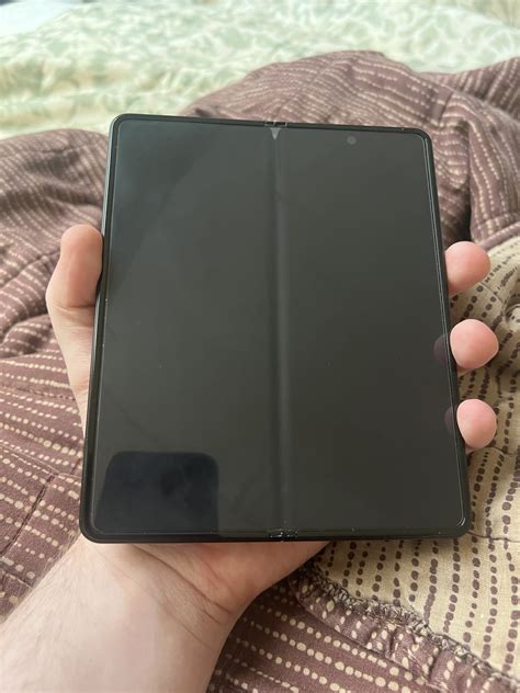 Z Fold 3 screen protector peeling on top along the crease. I've had ...
