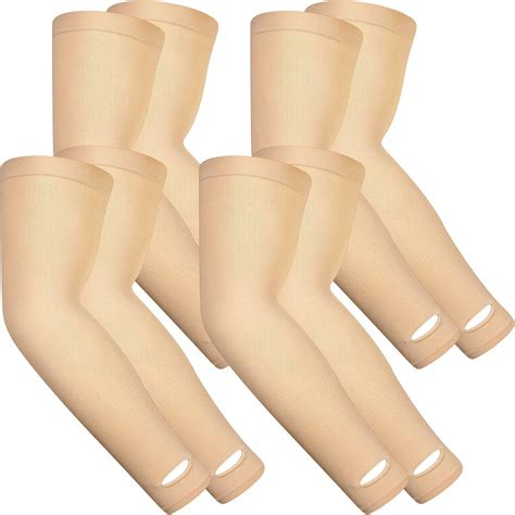 4 Pairs Protective Arm Sleeve for Thin Skin Elderly Skin Protector
