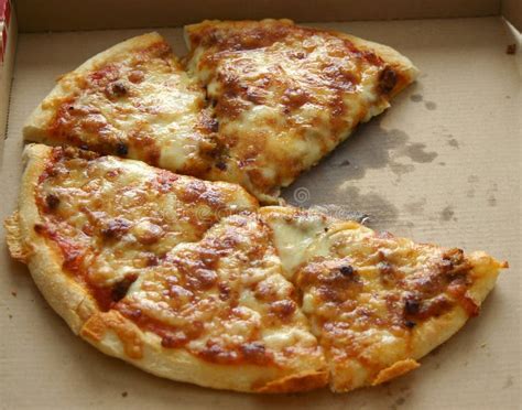Slice taken stock image. Image of cardboard, carton, pizza - 365077