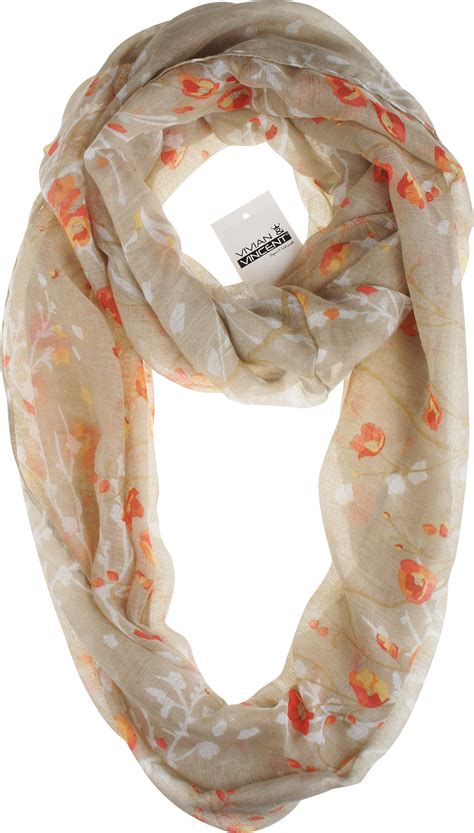 VIVIAN & VINCENT Soft Light Elegant Blooming Flowers Sheer Infinity