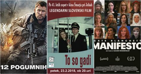 Vabimo v kino Šmarje: To so gadi, 12 pogumnih, Čebelica Maja, Fantomska ...