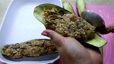 ФАРШИРОВАННЫЕ" ЛОДОЧКИ"ИЗ БАКЛАЖАН (ВСЯ МОЯ СЕМЬЯ В ВОСТОРГЕ ОТ НИХ ...