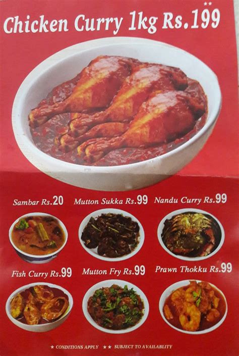 Menu at Thai Kitchen, Chennai, Old no.42