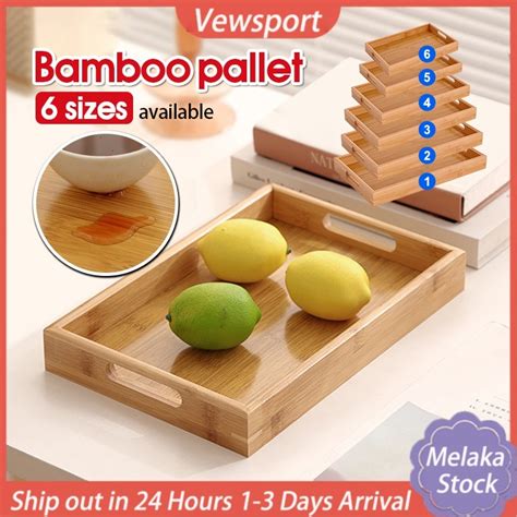 Wood Bamboo Trays wooden tray with handles Dinner Trays Teatray ...