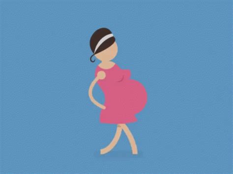 Pregnant Walking GIF - Pregnant Walking Exercise - Discover & Share GIFs | Gravidanza, Momenti ...