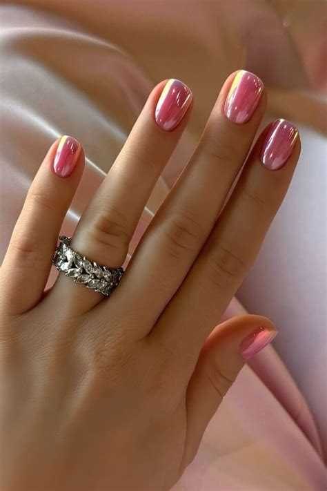 The Prettiest Pink Chrome Nail Styles to Copy in 2026