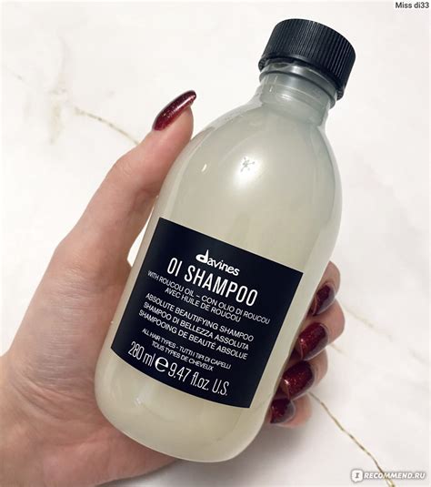Шампунь для волос Davines OI Shampoo - «Шампунь Davines Ol для ...