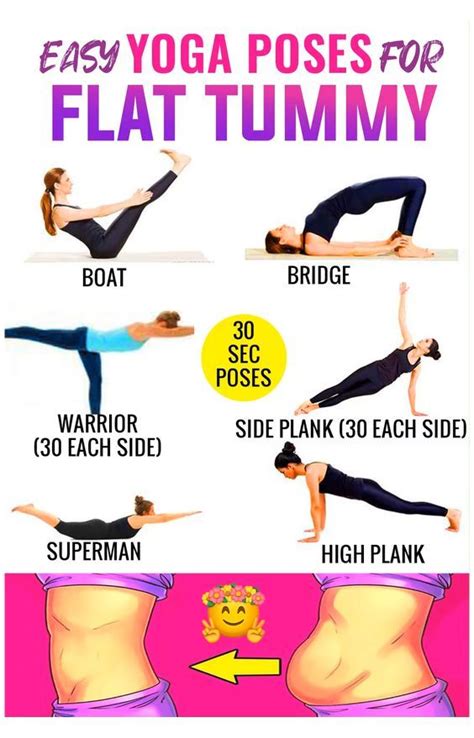 6 Yoga Poses For A Flat Tummy - Yoga poses for flat stomach & flat