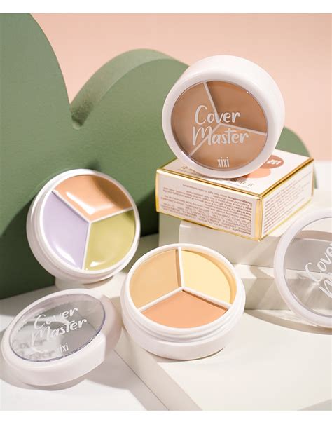 XIXI Makeup 3 Color Concealer Palette With Concealer Brush Flawless ...
